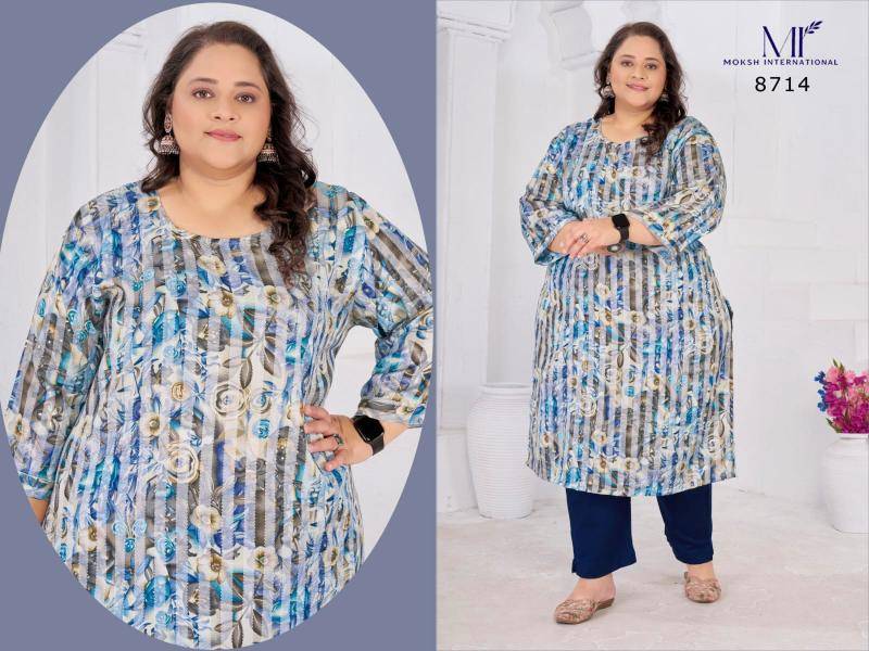 Moksh international plus size nitya vol-1 kurti market in Mumbai